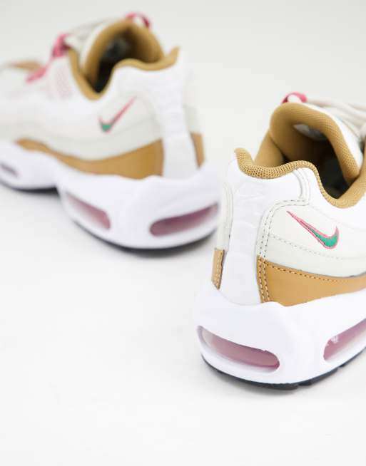 Nike – Air Max 95 – Naturvita och bruna sneakers, 2 av 4