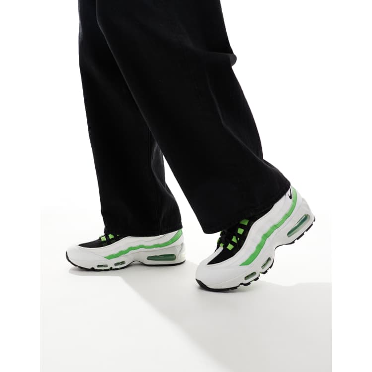 Nike Air Max 95 OG sneakers in light gray and green | ASOS display picture 3