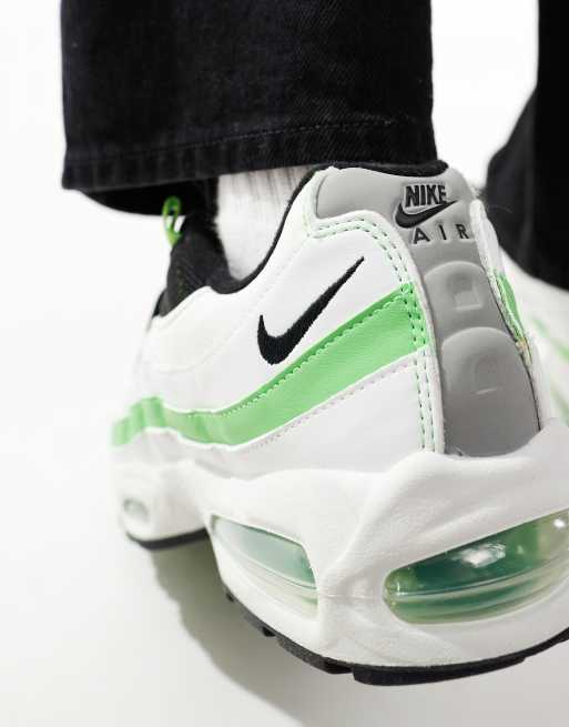 Nike Air Max 95 OG sneakers in light gray and green ASOS