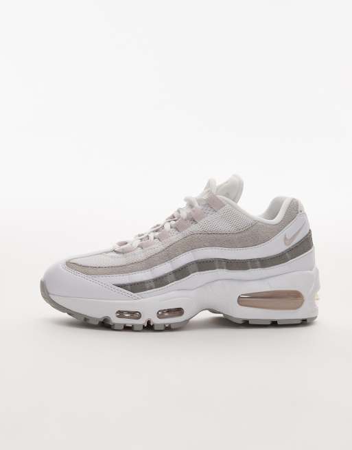 Nike Air Max 95 OG sneakers in white and pink | ASOS