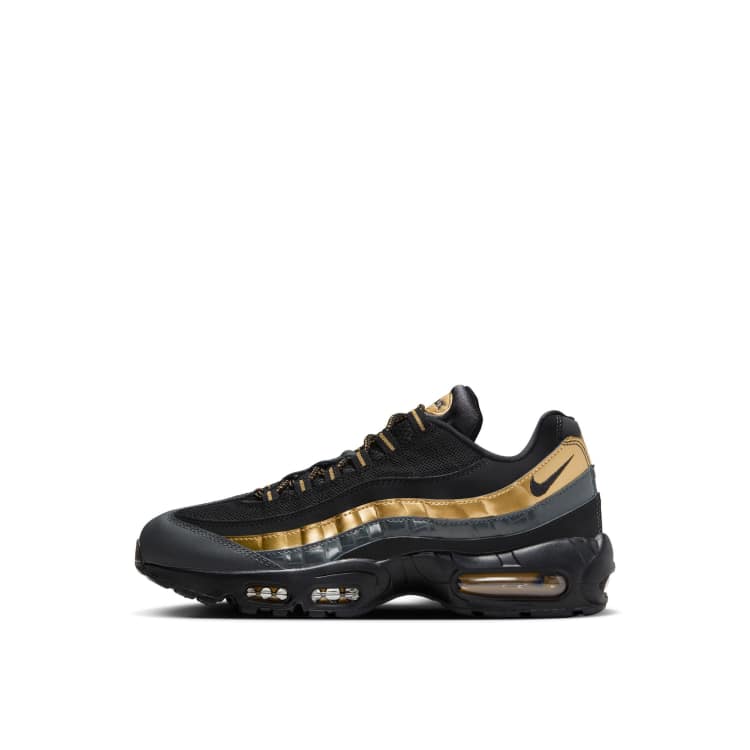 Nike 95 gold and black hotsell