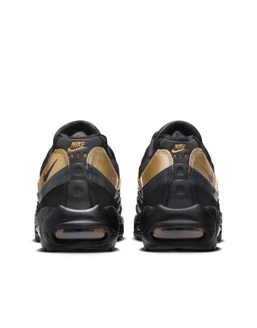 Black and metallic cheap gold air max 95