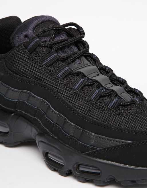 Nike air max 95 cheap leder schwarz