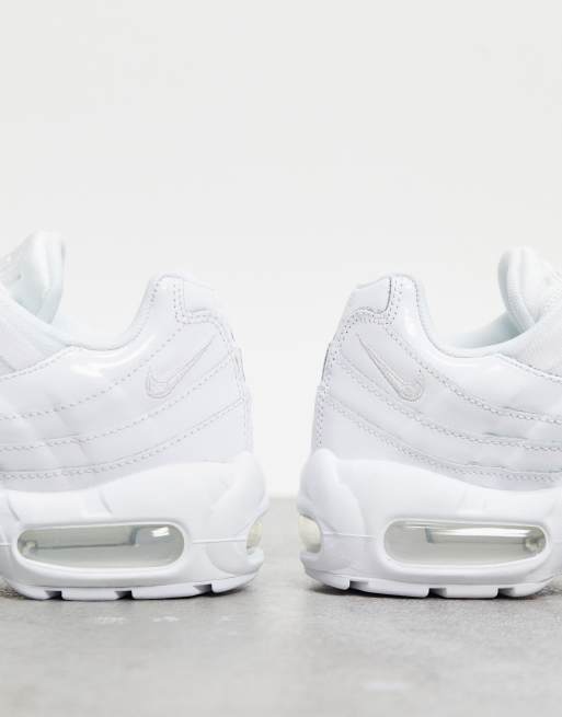 Triple white shops 95 air max