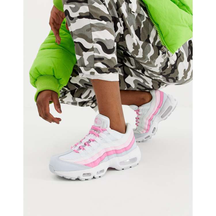 Nike air max store 95 rosa weiß