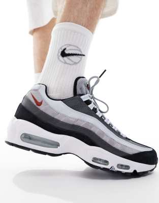 Nike Air Max 95 Sneakers i gr og bl ASOS