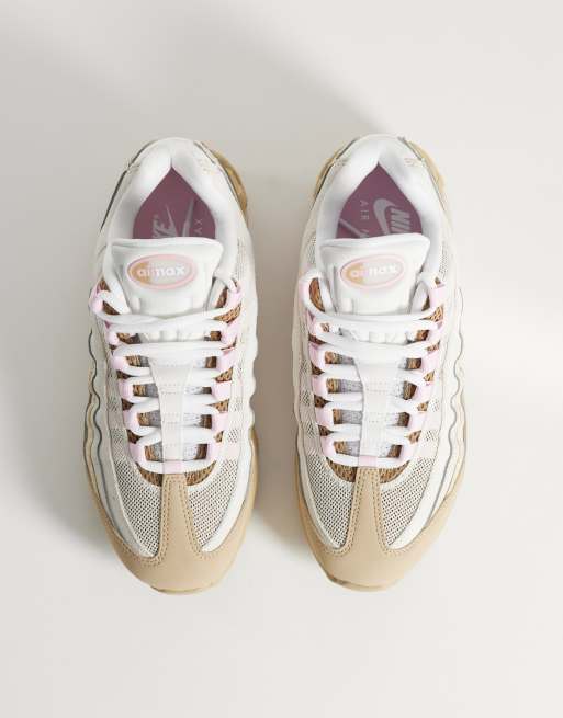 Nike Air Max 95 sneakers in beige and pink | ASOS