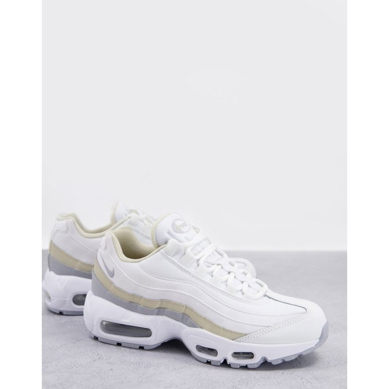 Activewear UinmJ Nike - Air Max 95 - Sneakers in bianco e beige pietra