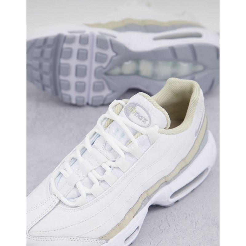 Activewear UinmJ Nike - Air Max 95 - Sneakers in bianco e beige pietra