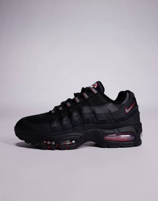 Nike Air Max 95 sneakers in black and red | ASOS