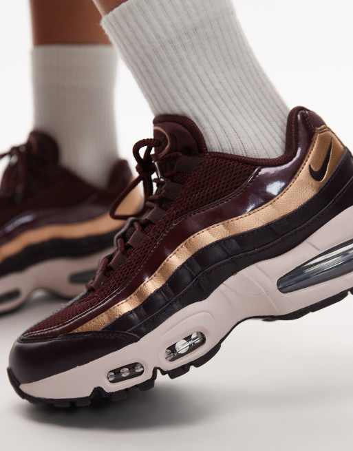 Nike Air Max 95 sneakers in burgundy | ASOS