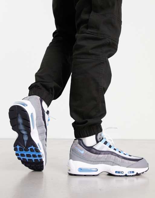 eten Doorzichtig tuberculose Nike Air Max 95 sneakers in gray and blue | ASOS