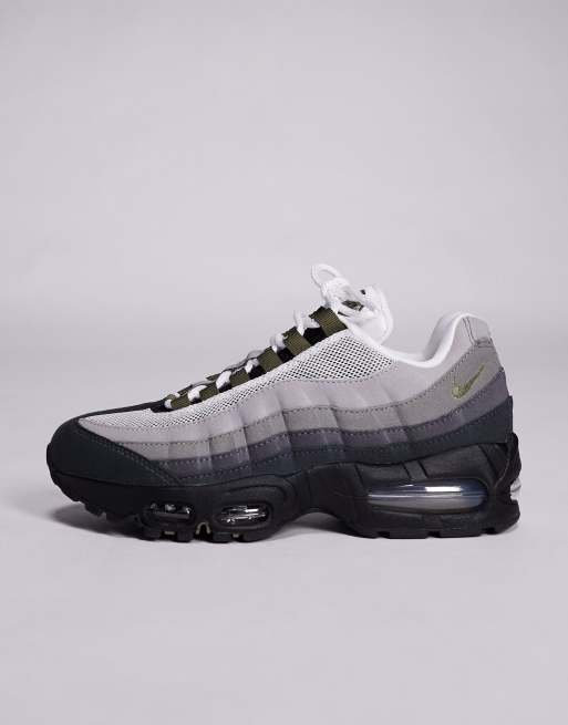 Nike Air Max 95 sneakers in gray and khaki