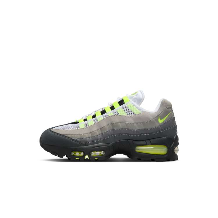 Nike Air Max 95 sneakers in gray and neon yellow | ASOS