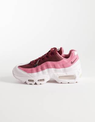 Nike Air Max 95 sneakers in pink and white