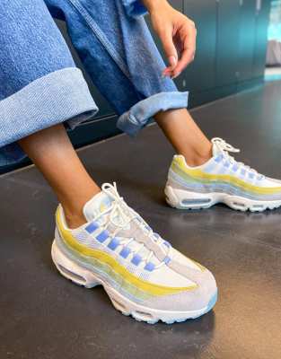 Nike Air Max 95 sneakers in white and 