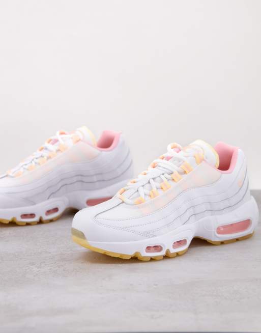 Nike air max shop 95 orange and white