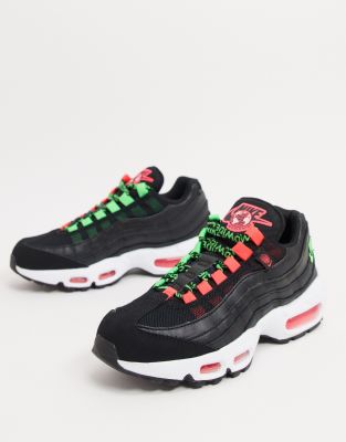 nike 95 black and green