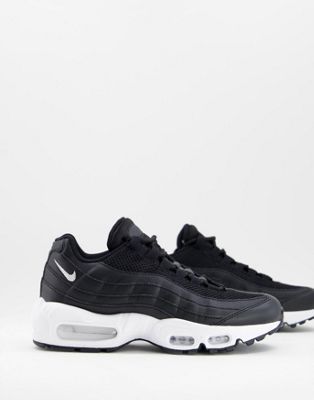 Nike Air Max 95 trainers in black and white