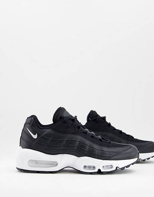 Nike Air Max 95 trainers in black and white | ASOS