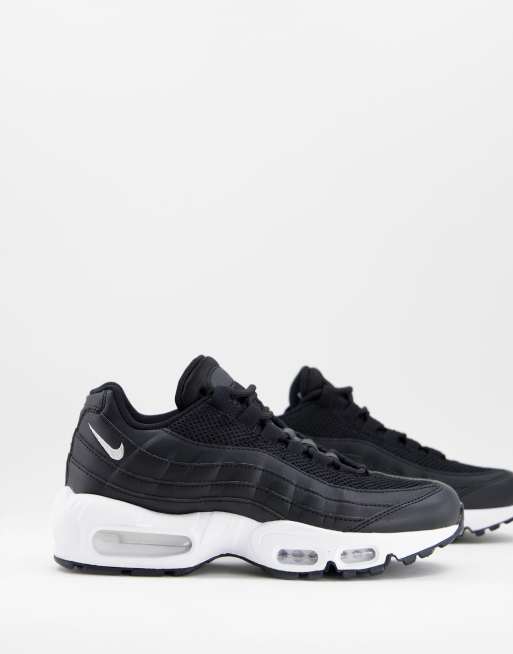 Air max 95 2025 men's white and black