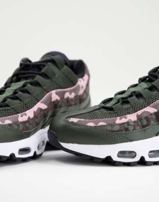 green and pink air max 95