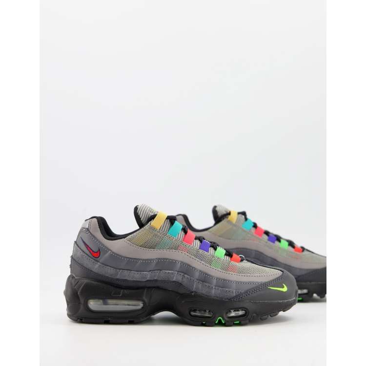 Nike Air Max 95 trainers in grey and multi ASOS