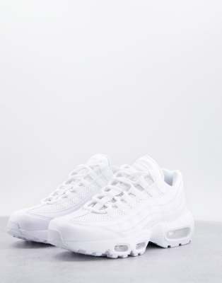 white nike air max trainers womens