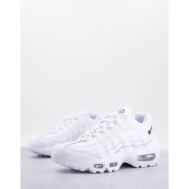 Nike Air Max 95 trainers in triple white ASOS