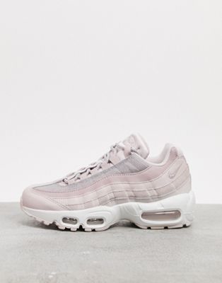 Nike Air Max 95 trainers with soft pink 