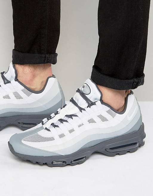 Nike Air Max 95 Ultra Essential Trainers In Grey 857910-002