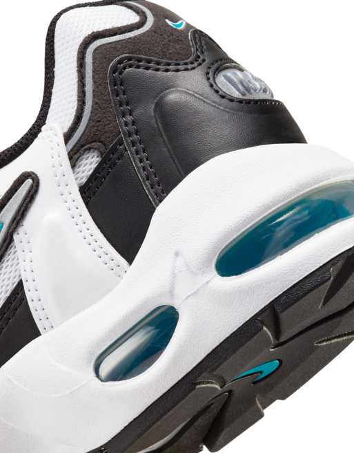 Nike Air Max 96 II sneakers in white/mystic teal | ASOS