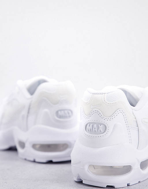 Shoes Trainers/Nike Air Max 96 II trainers in triple white 
