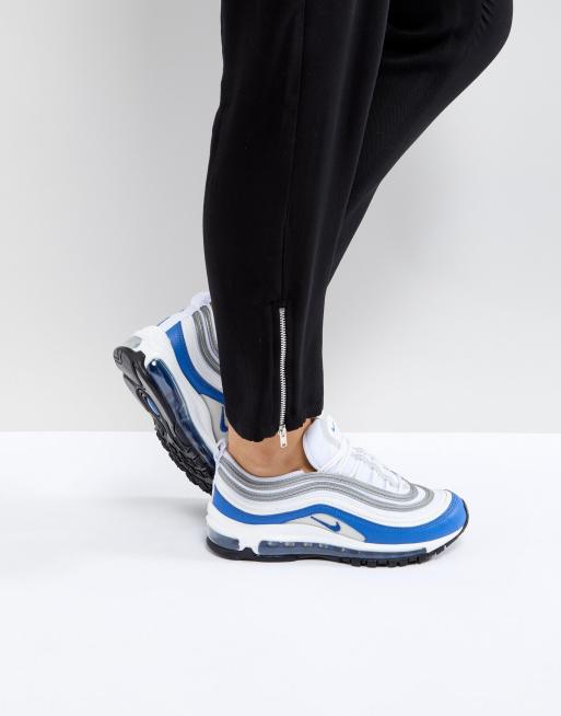 Nike Air Max 97 Baskets Blanc et bleu