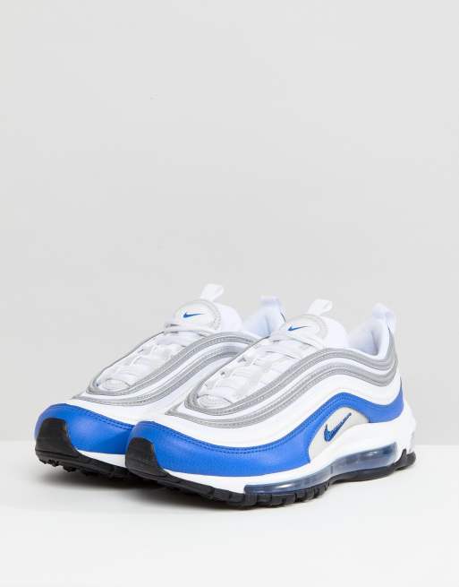 Nike Air Max 97 Baskets Blanc et bleu