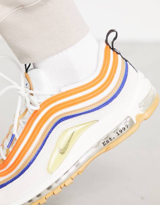 Air max 97 2024 jaune et blanche