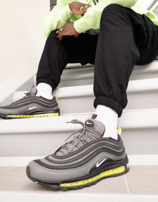 Air max 97 blanche et jaune fluo hot sale