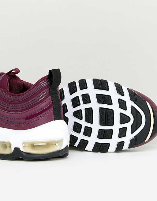 Nike - Air Max 97 Premium - Baskets - Bordeaux Nike - Air Max 97 Premium - Baskets - Bordeaux