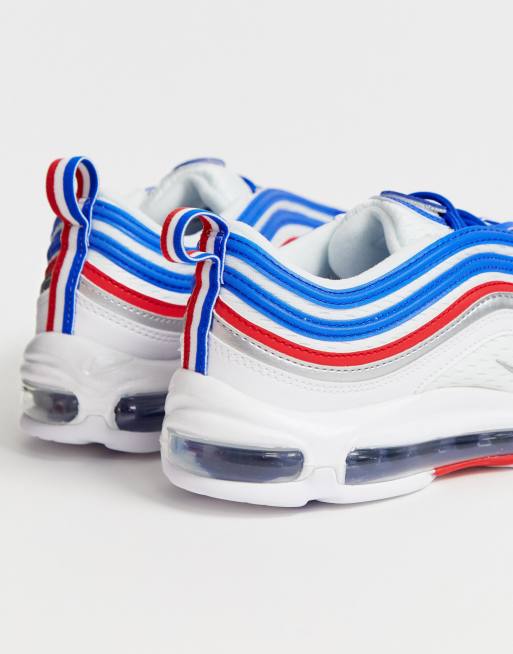 Air max clearance 97 bianche blu