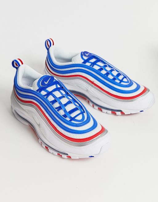 Air max 97 2025 azzurre e bianche