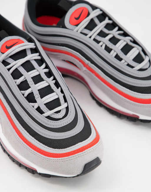 Nike air max 97 grijs rood clearance