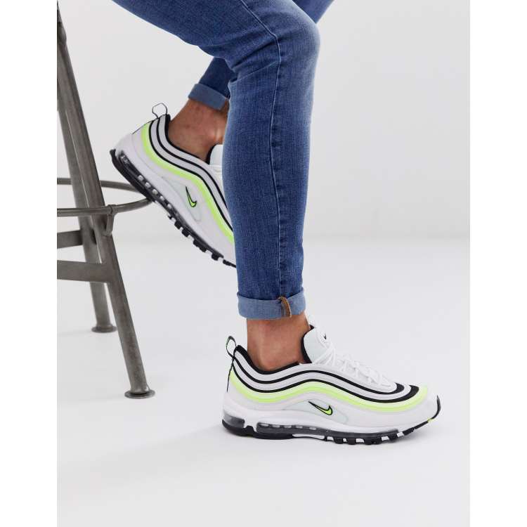 Air max 97 hot sale nere con suola bianca