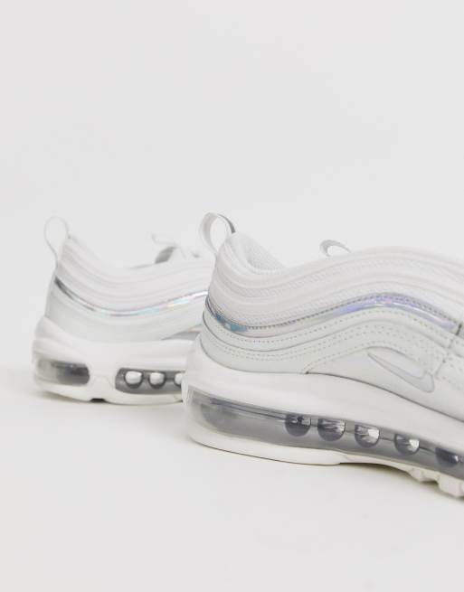 Air max bianche store e argento