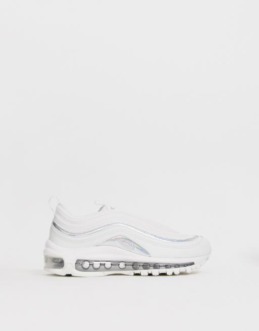 Air max 97 store bianche e argento