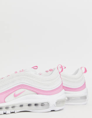 nike air max 97 bianche e rosa