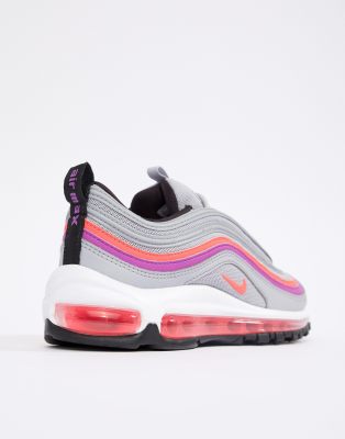 air max 97 grigie e rosa