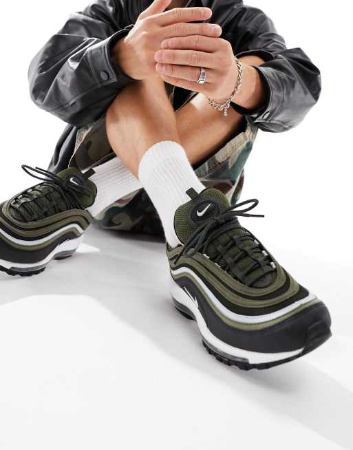 Air max 97 hot sale black and green