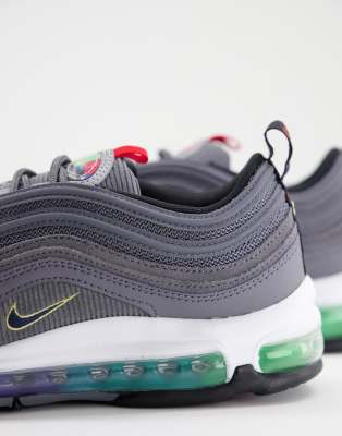 nike air max 97 trainers in grey