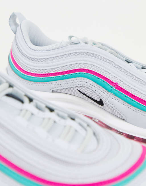 Nike Air Max 97 Pure Platinum/Black/Pink Prime Women's Shoe