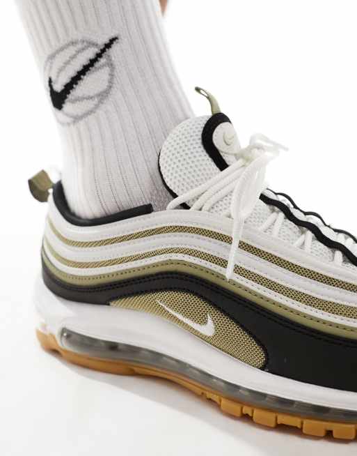 Nike Air Max 97 sneakers in stone and black